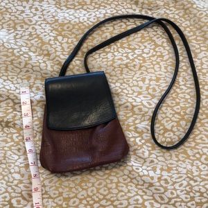 Craftsman made leather crossbody bag
